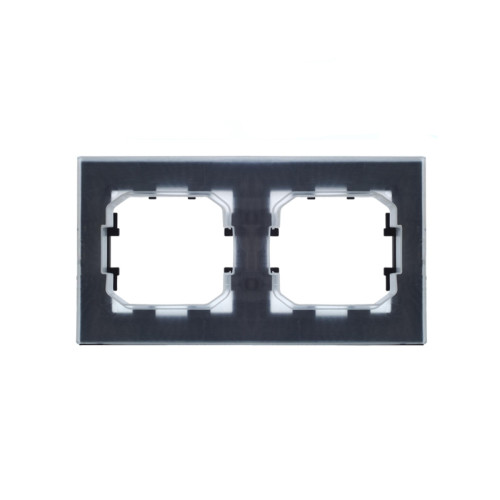 Рамка/ BRITE Рамка 2 поста IP44 РУ-2-БрЧ-44 черный Рамка/ BRITE Рамка 2 поста IP44 РУ-2-БрЧ-44 черный