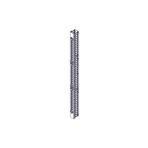 Systeme Electric vertical cable manager, Excelente series, plastic fingers, with cover, for 48U cabinets 750mm and 800mm wide Systeme Electric vertical cable manager, Excelente series, plastic fingers, with cover, for 48U cabinets 750mm and 800mm wide