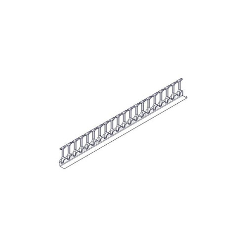 Vertical cable manager Systeme Electric, Excelente series, 42U, plastic fingers, single row, for mounting in a mounting channel
