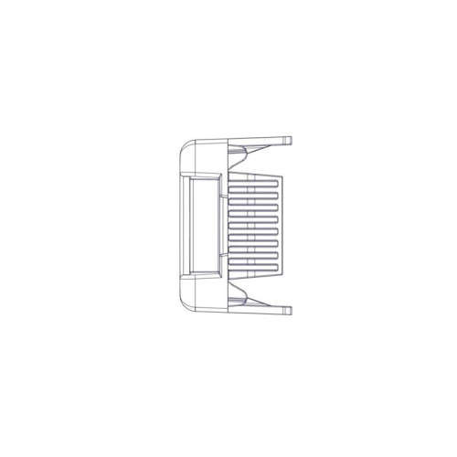 Plastic plug Systeme Electric, Excelente series, 1U , 19