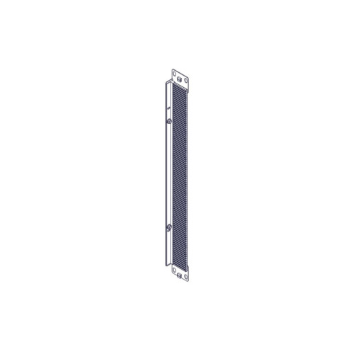 System Electric, серия Uniprom, 1U, 2шт, черный