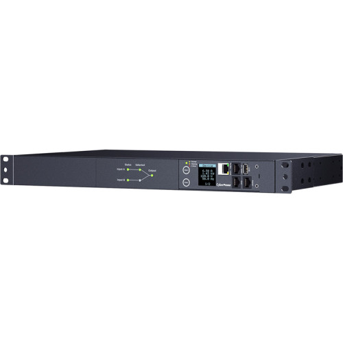 Блок распределения питания/ ATS CyberPower PDU44004 1U type, 10Amp, plug IEC 320 C14, (12) IEC 320 C13 Блок распределения питания/ ATS CyberPower PDU44004 1U type, 10Amp, plug IEC 320 C14, (12) IEC 320 C13