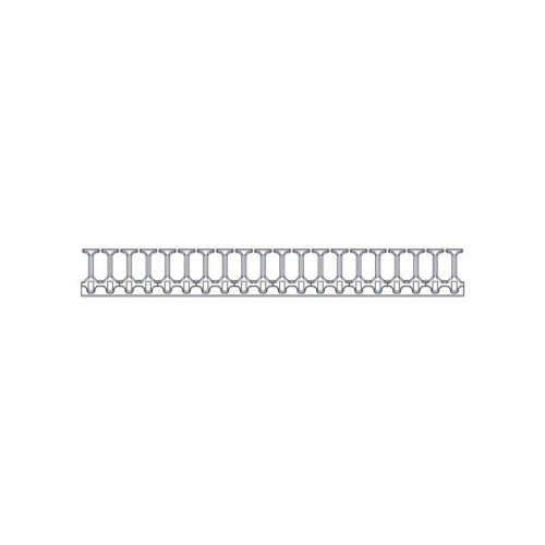 Vertical cable manager Systeme Electric, Excelente series, 42U, plastic fingers, single row, for mounting in a mounting channel