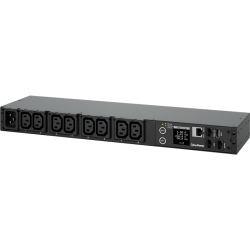 Блок распределения питания/ PDU CyberPower 20SWHVIEC8FNET(41005) NEW 1U, Switched 240V/16A, IEC320-C20 plug , 8 IEC outlets