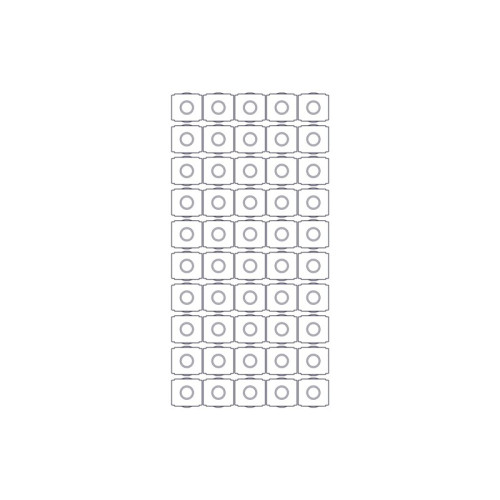 Mounting kit Systeme Electric, Uniprom series, M6 (screw, washer, snap nut), pack of 50 pcs.