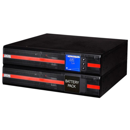 Powercom battery module BAT VGD-240V RM for MRT-6K, 240V, 20 batteries 12V 5Ah, 2U, WxDxH 428 x 635 x 84 mm, weight 42 kg