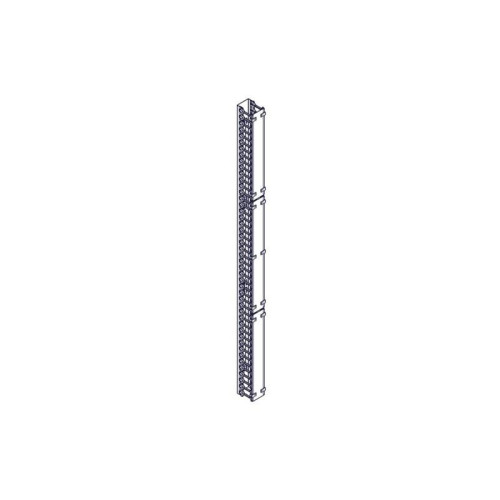 Systeme Electric vertical cable manager, Excelente series, plastic fingers, with cover, for 48U cabinets 750mm and 800mm wide Systeme Electric vertical cable manager, Excelente series, plastic fingers, with cover, for 48U cabinets 750mm and 800mm wide