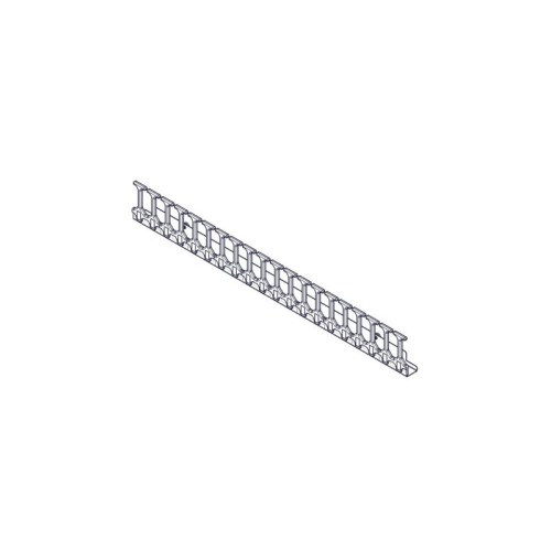 Vertical cable manager Systeme Electric, Excelente series, 42U, plastic fingers, single row, for mounting in a mounting channel