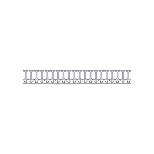 Vertical cable manager Systeme Electric, Excelente series, 42U, plastic fingers, single row, for mounting in a mounting channel
