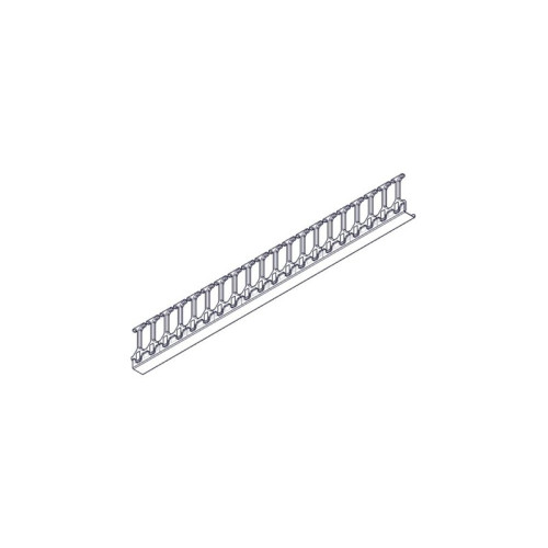 Vertical cable manager Systeme Electric, Excelente series, 42U, plastic fingers, single row, for mounting in a mounting channel