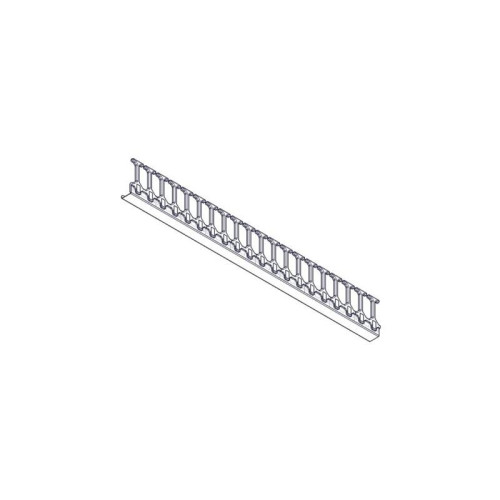 Vertical cable manager Systeme Electric, Excelente series, 42U, plastic fingers, single row, for mounting in a mounting channel