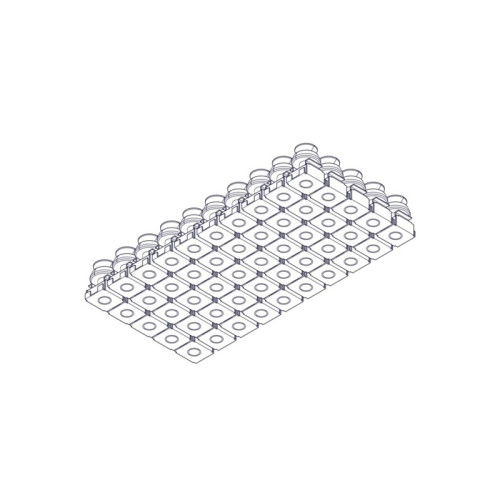 Mounting kit Systeme Electric, Uniprom series, M6 (screw, washer, snap nut), pack of 50 pcs.
