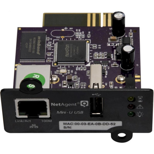 Адаптер SNMP Powercom DS807 10M/100M 1-port Internal NetAgent USB