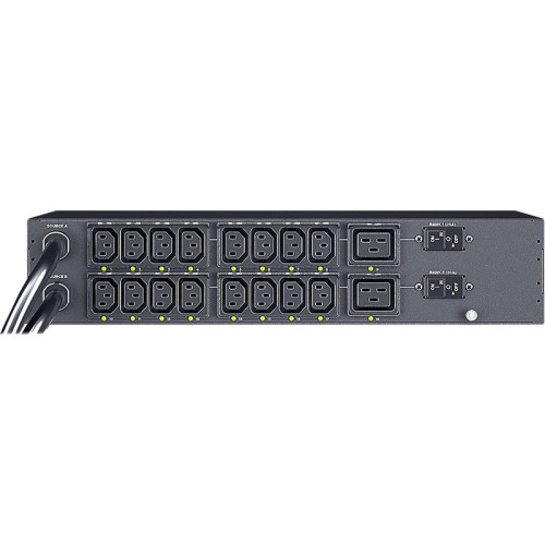 Блок распределения питания/ ATS CyberPower PDU44302 2U type, 32Amp, plug IEC 309 32A, (16) IEC 320 C13 (2) IEC 320 C19 Блок распределения питания/ ATS CyberPower PDU44302 2U type, 32Amp, plug IEC 309 32A, (16) IEC 320 C13 (2) IEC 320 C19
