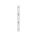 Systeme Electric vertical cable manager, Excelente series, plastic fingers, with cover, for 48U cabinets 750mm and 800mm wide