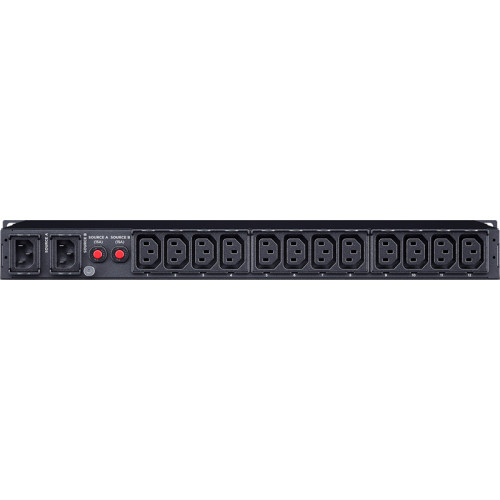 Блок распределения питания/ ATS CyberPower PDU24004 1U type, 10Amp, plug IEC 320 C14, (12) IEC 320 C13 Блок распределения питания/ ATS CyberPower PDU24004 1U type, 10Amp, plug IEC 320 C14, (12) IEC 320 C13
