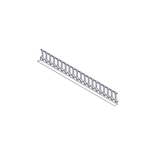 Vertical cable manager Systeme Electric, Excelente series, 42U, plastic fingers, single row, for mounting in a mounting channel