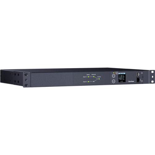 Блок распределения питания/ ATS CyberPower PDU24004 1U type, 10Amp, plug IEC 320 C14, (12) IEC 320 C13 Блок распределения питания/ ATS CyberPower PDU24004 1U type, 10Amp, plug IEC 320 C14, (12) IEC 320 C13