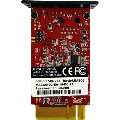 SNMP карта Megatec DA806 (NetAgentA) RJ45 ETH 1Gbit и mini USB