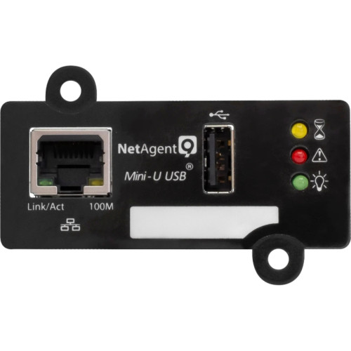 SNMP карта Megatec DZ807 (NetAgentZ) с портом RJ45 ETH 100Mbit и USB, средний слот SNMP карта Megatec DZ807 (NetAgentZ) с портом RJ45 ETH 100Mbit и USB, средний слот