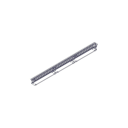 Systeme Electric vertical cable manager, Excelente series, plastic fingers, with cover, for 42U cabinets 750mm and 800mm wide