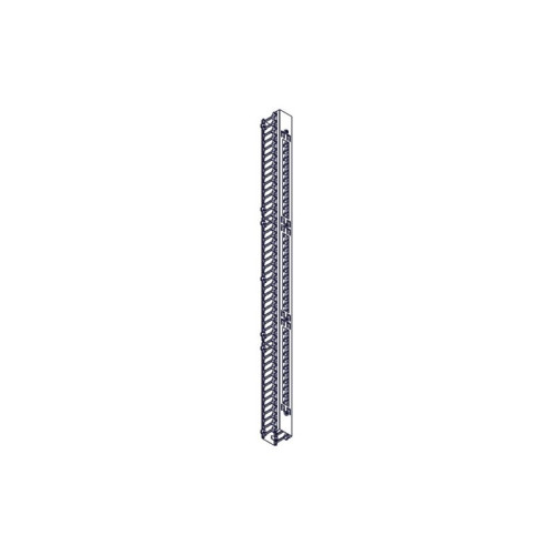 Systeme Electric vertical cable manager, Excelente series, plastic fingers, with cover, for 48U cabinets 750mm and 800mm wide