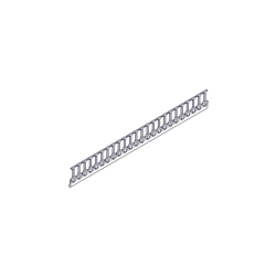 Systeme Electric, серия Excelente, 48U, пластиковые пальцы, однорядный, на две стороны