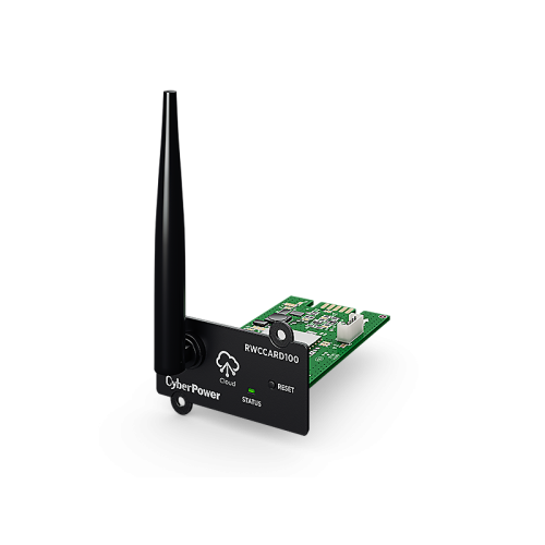 Карта облачного мониторинга/ Cloud monitoring card CyberPower RWCCARD100 NEW для 1ф устройств, беспроводная, Wi-Fi Карта облачного мониторинга/ Cloud monitoring card CyberPower RWCCARD100 NEW для 1ф устройств, беспроводная, Wi-Fi