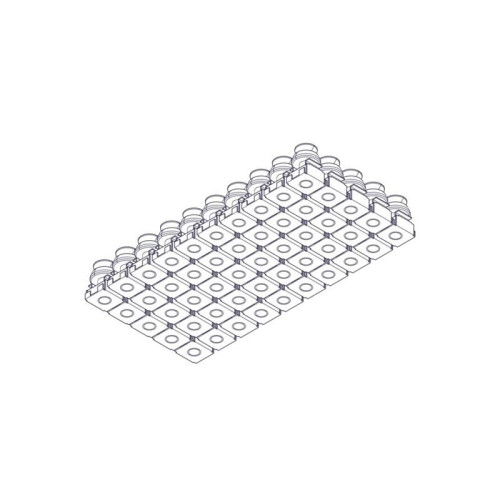 Mounting kit Systeme Electric, Uniprom series, M6 (screw, washer, snap nut), pack of 50 pcs.