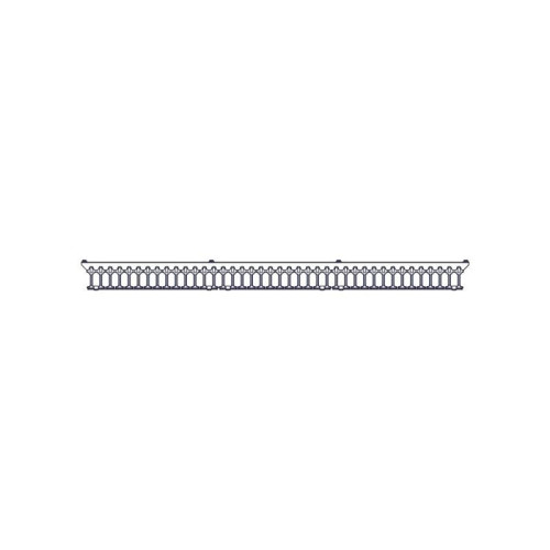 Systeme Electric vertical cable manager, Excelente series, plastic fingers, with cover, for 42U cabinets 750mm and 800mm wide Systeme Electric vertical cable manager, Excelente series, plastic fingers, with cover, for 42U cabinets 750mm and 800mm wide