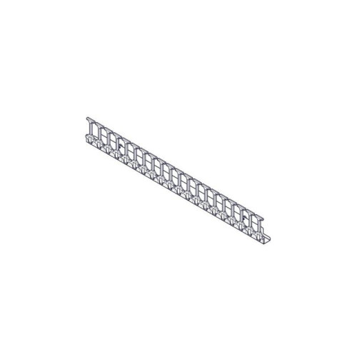 Vertical cable manager Systeme Electric, Excelente series, 42U, plastic fingers, single row, for mounting in a mounting channel