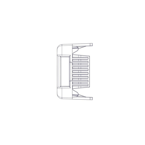 Plastic plug Systeme Electric, Excelente series, 1U , 19