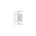 Plastic plug Systeme Electric, Excelente series, 1U , 19