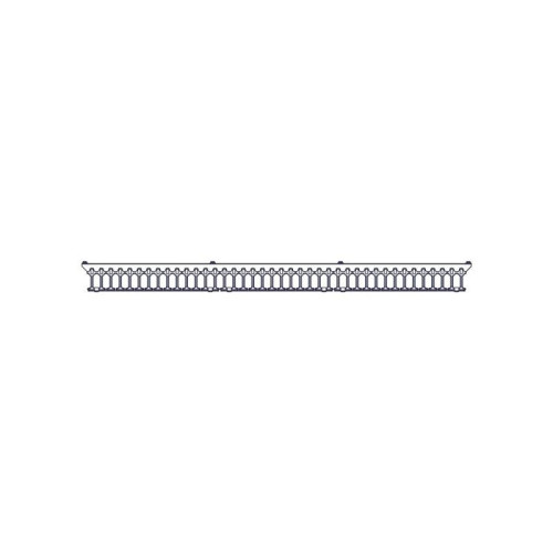 Systeme Electric vertical cable manager, Excelente series, plastic fingers, with cover, for 42U cabinets 750mm and 800mm wide Systeme Electric vertical cable manager, Excelente series, plastic fingers, with cover, for 42U cabinets 750mm and 800mm wide