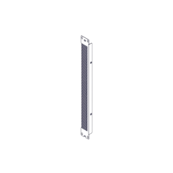 System Electric, серия Uniprom, 1U, 2шт, черный