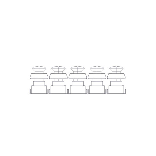 Mounting kit Systeme Electric, Uniprom series, M6 (screw, washer, snap nut), pack of 50 pcs.
