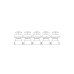 Mounting kit Systeme Electric, Uniprom series, M6 (screw, washer, snap nut), pack of 50 pcs.