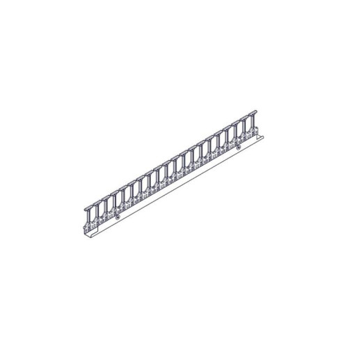 Vertical cable manager Systeme Electric, Excelente series, 42U, plastic fingers, single row, for mounting in a mounting channel