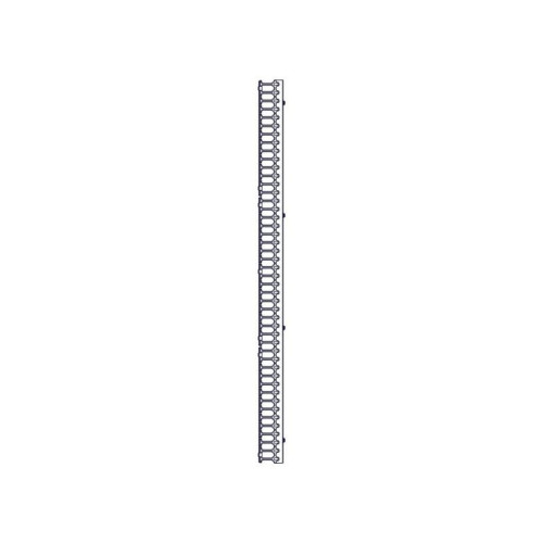 Systeme Electric vertical cable manager, Excelente series, plastic fingers, with cover, for 48U cabinets 750mm and 800mm wide Systeme Electric vertical cable manager, Excelente series, plastic fingers, with cover, for 48U cabinets 750mm and 800mm wide