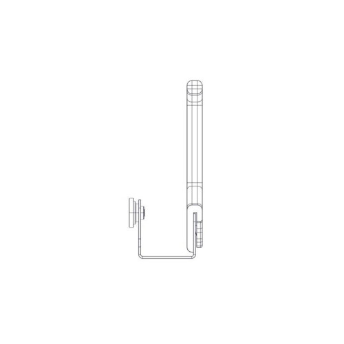 Vertical cable manager Systeme Electric, Excelente series, 42U, plastic fingers, single row, for mounting in a mounting channel