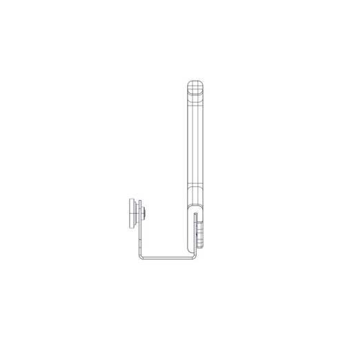 Vertical cable manager Systeme Electric, Excelente series, 42U, plastic fingers, single row, for mounting in a mounting channel