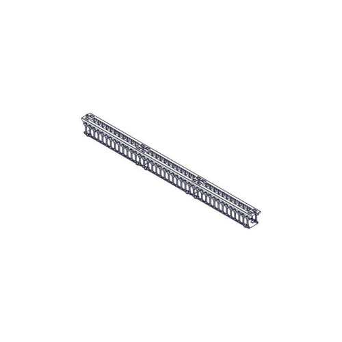 Systeme Electric vertical cable manager, Excelente series, plastic fingers, with cover, for 42U cabinets 750mm and 800mm wide Systeme Electric vertical cable manager, Excelente series, plastic fingers, with cover, for 42U cabinets 750mm and 800mm wide