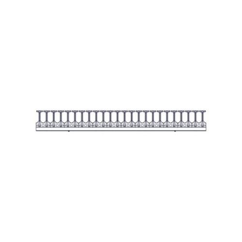 Systeme Electric, серия Excelente, 48U, пластиковые пальцы, однорядный, на две стороны