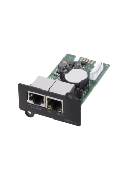 SNMP карта для удаленного управления по сети Ethernet c Английским интерфейсом, 2xRJ45, PowerMaster/ SNMP card ENG
