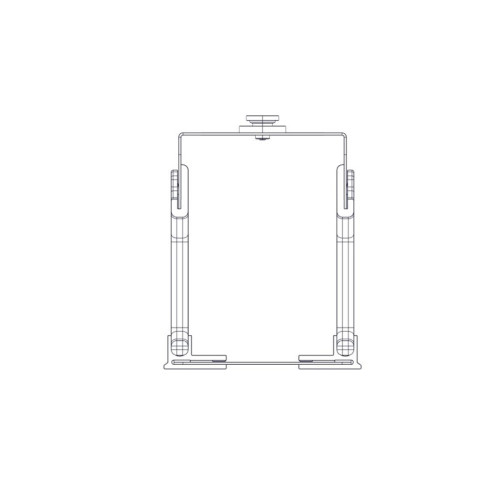 Systeme Electric vertical cable manager, Excelente series, plastic fingers, with cover, for 42U cabinets 750mm and 800mm wide
