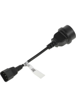 Кабель Powercom SCUT IEC-320 C14 to Socket Type-F 250V 10A