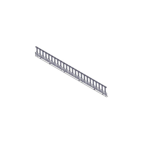 Systeme Electric, серия Excelente, 48U, пластиковые пальцы, однорядный, на две стороны