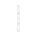 Systeme Electric vertical cable manager, Excelente series, plastic fingers, with cover, for 48U cabinets 750mm and 800mm wide