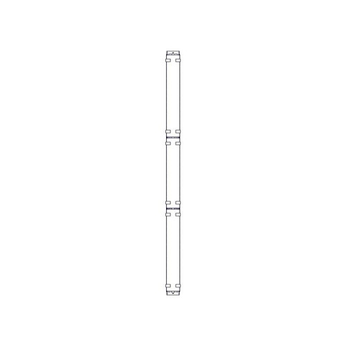 Systeme Electric vertical cable manager, Excelente series, plastic fingers, with cover, for 42U cabinets 750mm and 800mm wide Systeme Electric vertical cable manager, Excelente series, plastic fingers, with cover, for 42U cabinets 750mm and 800mm wide