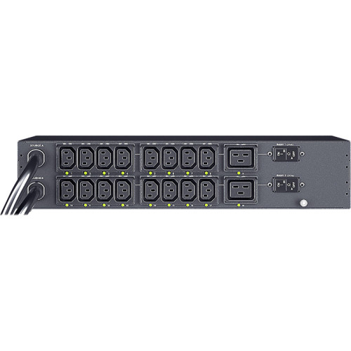 Блок распределения питания/ ATS CyberPower PDU44302 2U type, 32Amp, plug IEC 309 32A, (16) IEC 320 C13 (2) IEC 320 C19